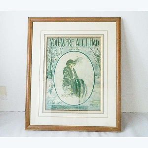 You Were All I Had Framed Wall Picture