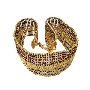 Ladies Metal Bead Waist Belt 4
