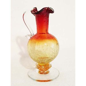 Cracked Glass Sauce Cruet 3