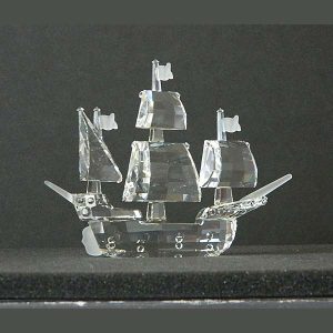 Crystal Ship Figurine 1