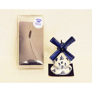 Delft Small Windmill Figurine