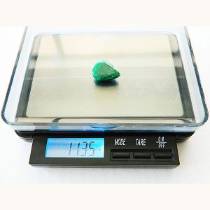 Teardrop 11.35 Carat Natural Emerald Stone 1