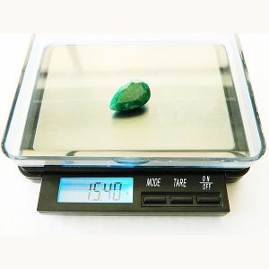 Tear Drop 15.40 Carat Natural Emerald Stone 1