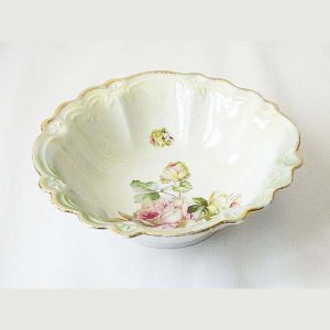 Germany Rose Pattern Plate Bowl 1