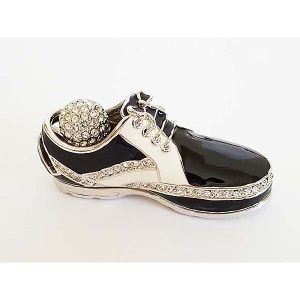 Golf Shoe Jewelled Business Card Holder 1