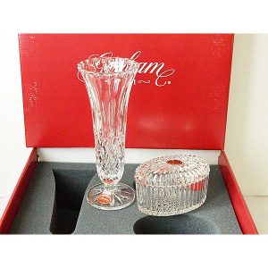 Gorham Lady Anne Glass Dresser Set 2