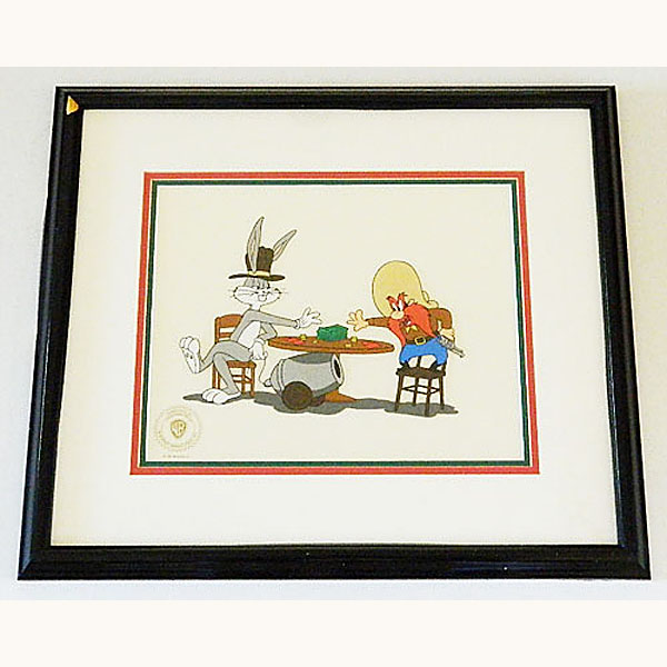 Loaded Hands Bugs Bunny Sericell Wall Framed Picture 1
