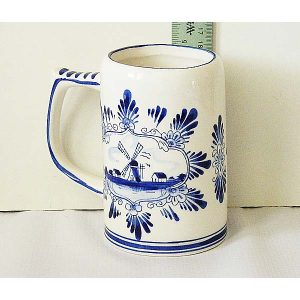EH Hand Painted Blue Mug 1