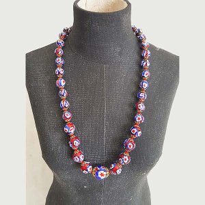 Murano Glass Bead Chain Necklace 1