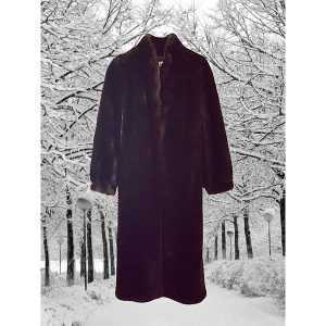 Overland Sheepskin Long Ladies Fur Coat 2