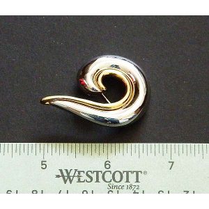 Monet Swirl Lapel Pin 1