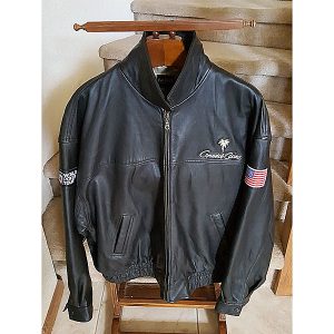 World Poker Tour Mens Leather Jacket 1
