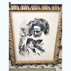 Sandu Liberman Grandpa Painting 1