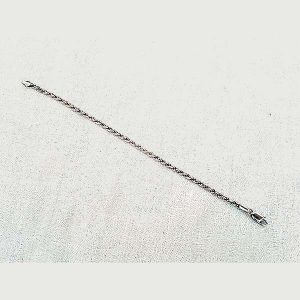 Rope Silver Chain Bracelet 1