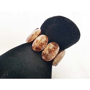 Tortoise Shell Elastic Bangle Bracelet 1