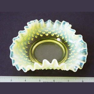 Vaseline Glass Saucer 1