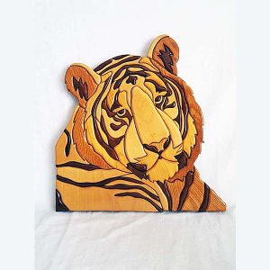 Richard Keller 85 Piece Wood Wall Tiger 1
