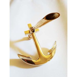 Brass Anchor Pen Holder 1