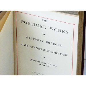 Chauser Poetical Works Book 1