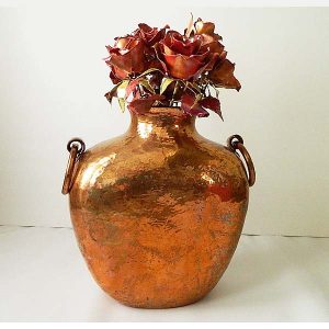 Copper Roses Pot 1