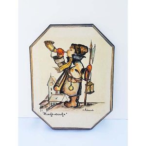 Hummer Bugle Boy on Wood Wall Print 1