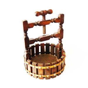 Vintage Screw Basket Nut Cracker