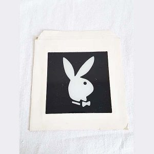 Playboy Bunny Logo On Glass 1