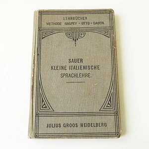 Sauer Kleine Italienische Sprachlehre German Book 1