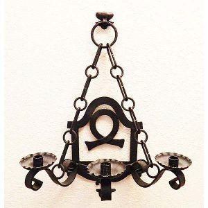 Iron Wall Candle Sconce 1
