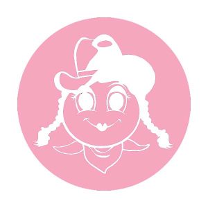 Cowgirl Emoticon Decal 1