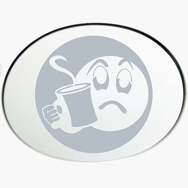 First Morning Cup Coffee Emoticon Decal 2