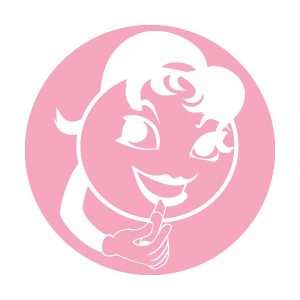 Lipstick Emoticon Decal 1