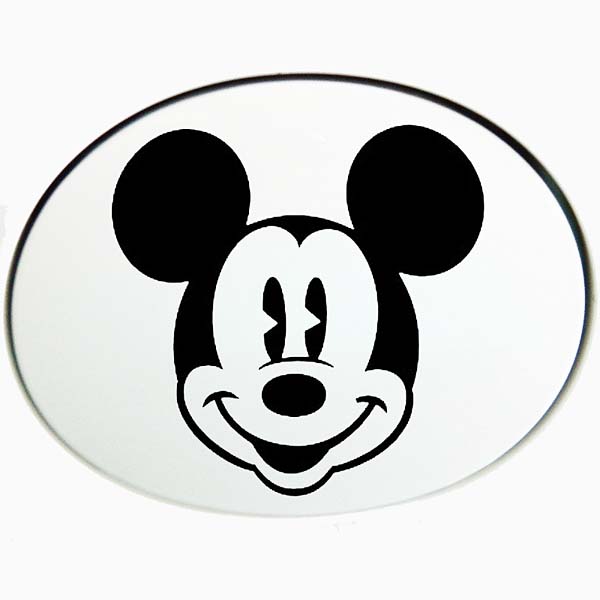 Mickey Mouse Face Decal 2