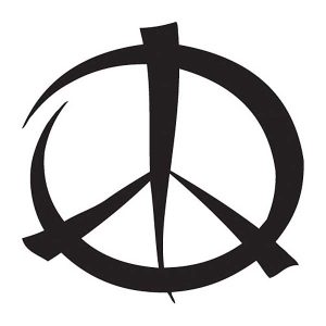 Peace Symbol Decal