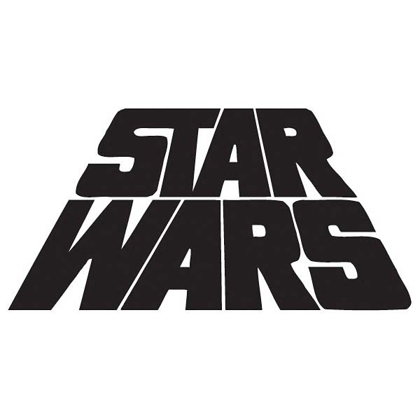 Star Wars Text Decal