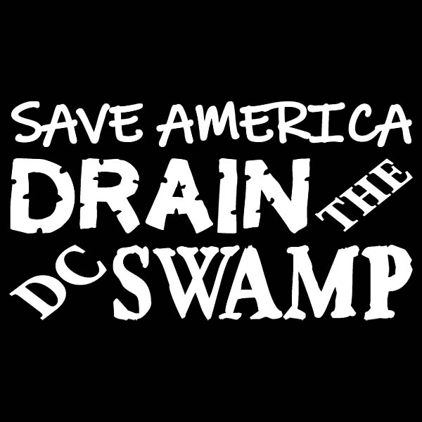 Save America Drain The DC Swamp Decal WonB